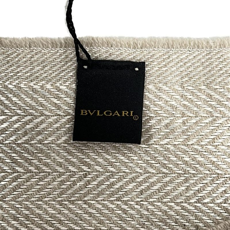 Bvlgari Shawl - Beige Cashmere Silk