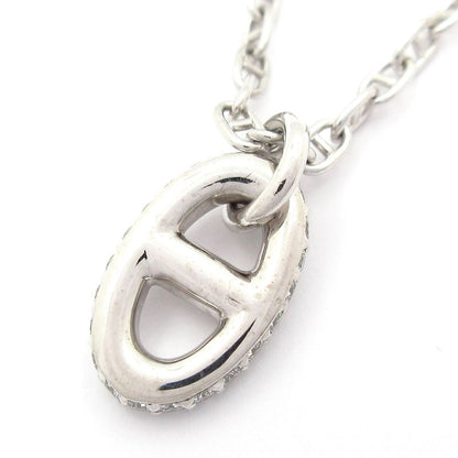 Hermes Necklace Farandole PM 18k White Gold X Diamond 48p Diamond 0.45ct St