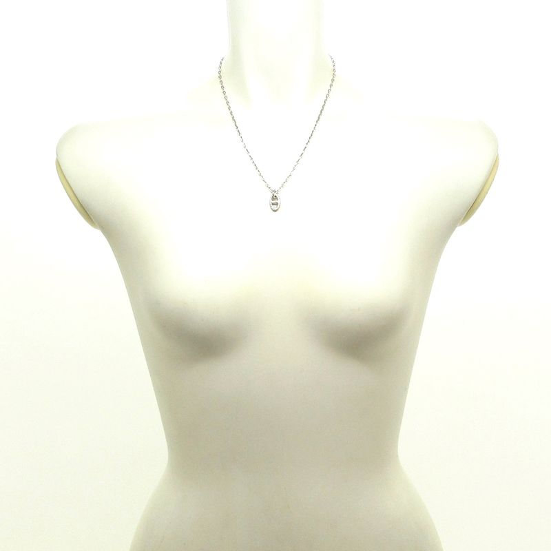 Hermes Necklace Farandole PM 18k White Gold X Diamond 48p Diamond 0.45ct St