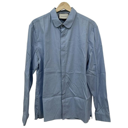 Gucci Long Sleeve Shirt Size 42 16 1 2 Men's - Light Blue
