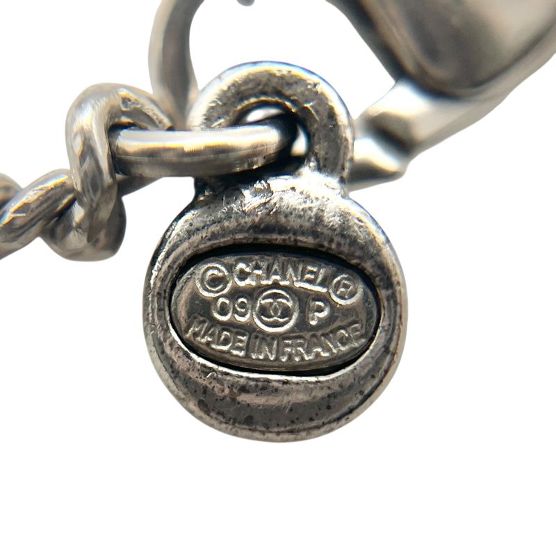 Chanel Plate Matelasse Necklace Coco Mark Necklace Unisex