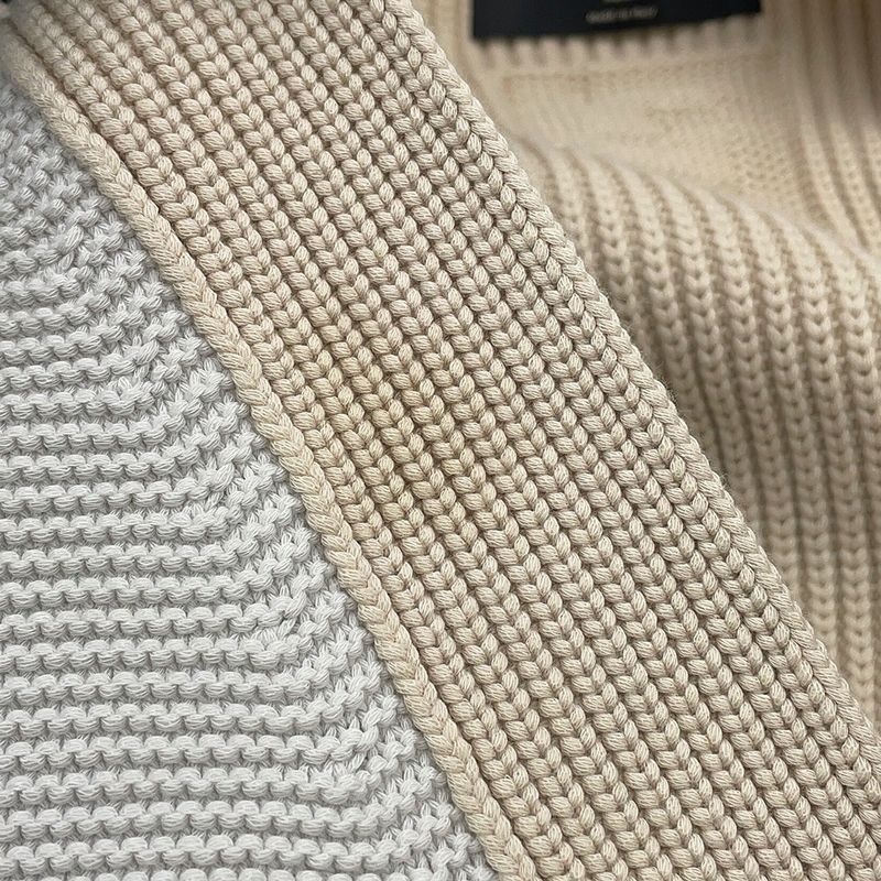 Fendi Cardigan Knit 58 Top Beige Light Gray