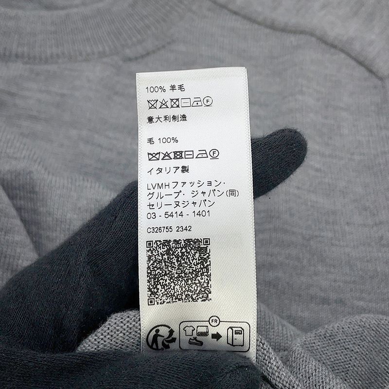Celine Sweater Triomphe Crew Neck Wool XS Midi Amgre