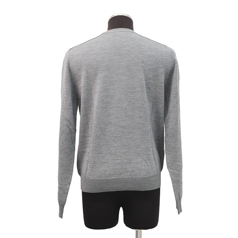 Celine Sweater Triomphe Crew Neck Wool XS Midi Amgre