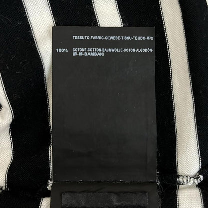 Saint Laurent Paris Short Sleeve T-Shirt Size S - 389385 Black X White Crew