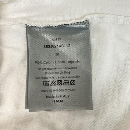 Dior Christian Dior Short Sleeve T-Shirt Size M - 863j621k8112 White X Multi