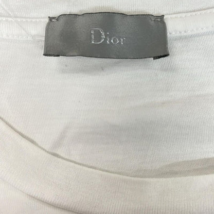 Dior Christian Dior Short Sleeve T-Shirt Size M - 863j621k8112 White X Multi