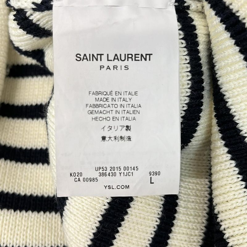 Saint Laurent Paris (Saint Laurent Paris) Long Sleeve Sweater Size L - 386430