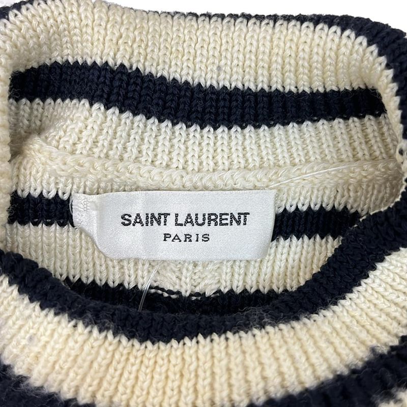 Saint Laurent Paris (Saint Laurent Paris) Long Sleeve Sweater Size L - 386430