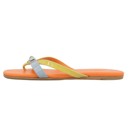 ▲Hermes Silver Hardware Medor Hardware Leather Flat Thong