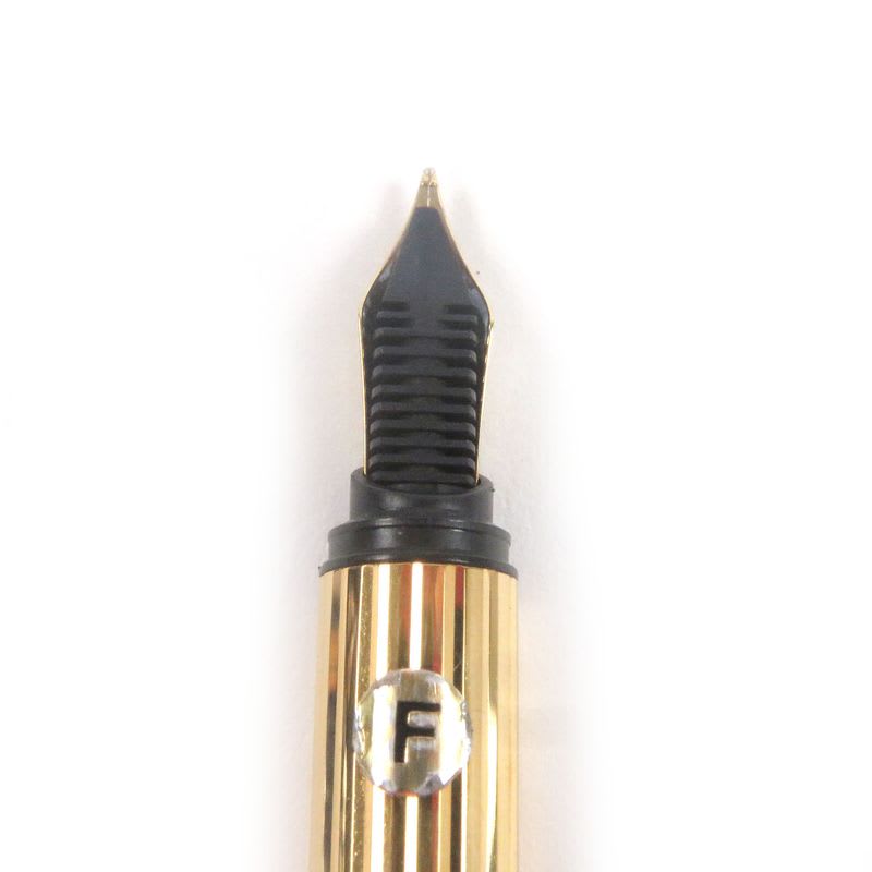 Cartier Nib 18K F Trinity Cap Fountain Pen Stationery Black