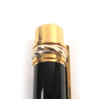 Cartier Nib 18K F Trinity Cap Fountain Pen Stationery Black