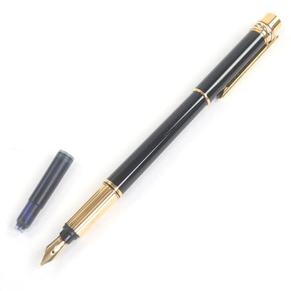Cartier Nib 18K F Trinity Cap Fountain Pen Stationery Black