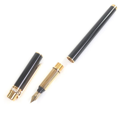 Cartier Nib 18K F Trinity Cap Fountain Pen Stationery Black