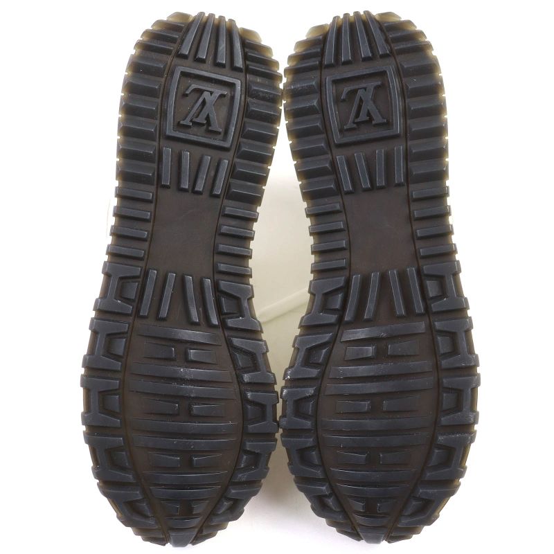 △louis Vuitton Runaway Line Suede Leather Monogram Canvas LV Logo Sneakers