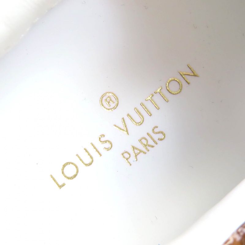 △louis Vuitton Runaway Line Suede Leather Monogram Canvas LV Logo Sneakers