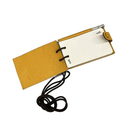 Hermes Accessories - Yellow Notepad Leather