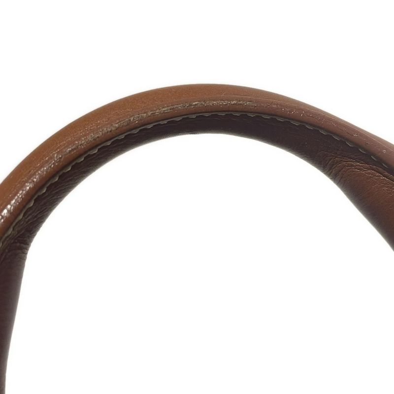 Celine Handbag Boogie Bag Dark Brown Leather