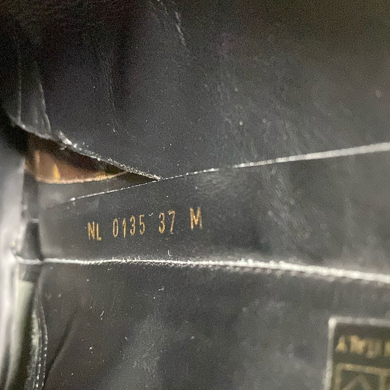 Louis Vuitton Short Boots 37 Women's - Black Leather