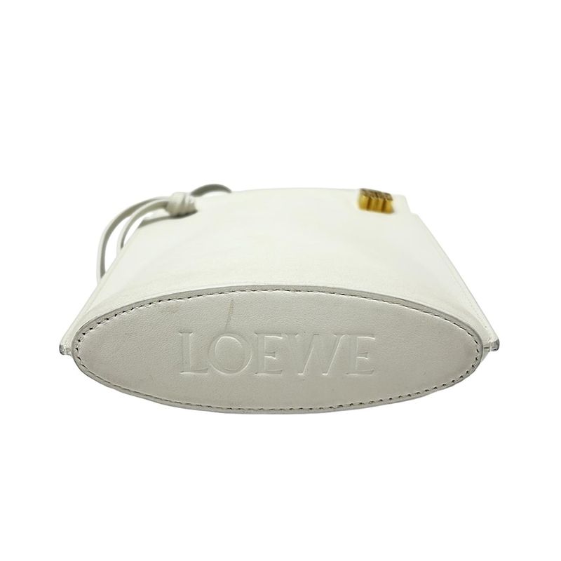 Loewe Shoulder Bag Dice Pocket Ivory