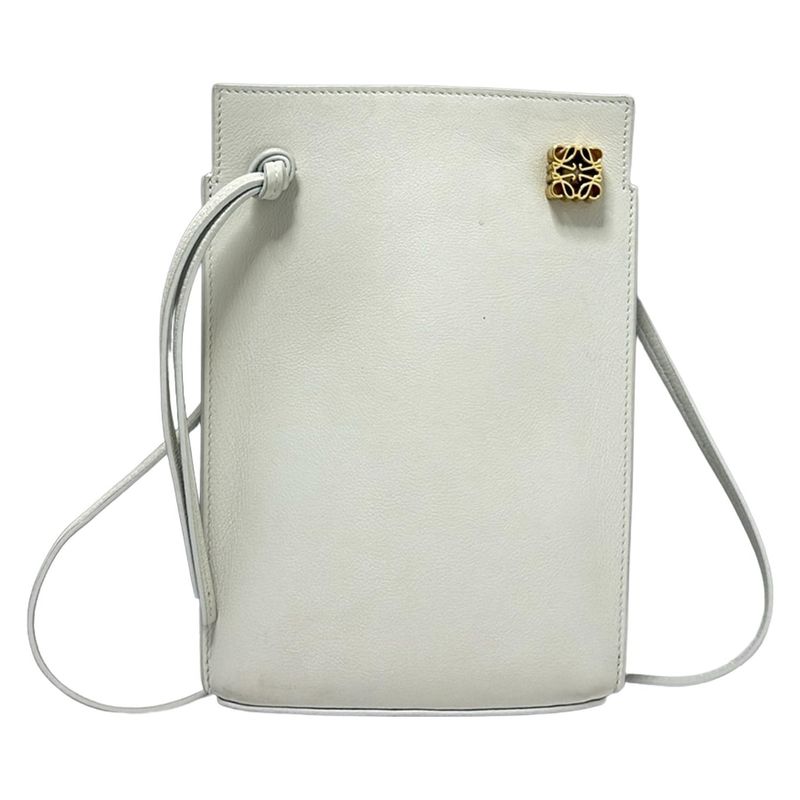 Loewe Shoulder Bag Dice Pocket Ivory