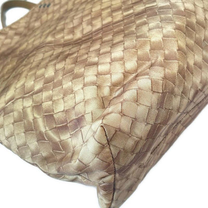 Bottega Veneta Tote Bag Intreccio Illusion Beige Leather
