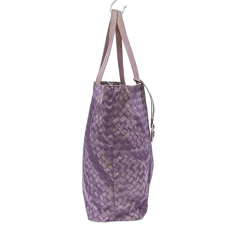 Bottega Veneta Tote Bag Intreccio Illusion Light Purple Leather