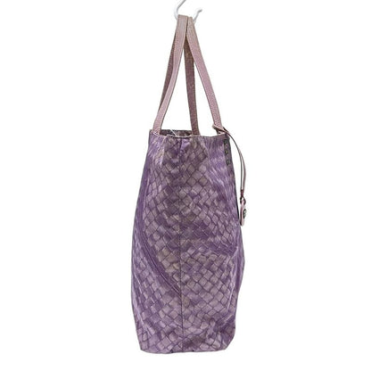 Bottega Veneta Tote Bag Intreccio Illusion Light Purple Leather