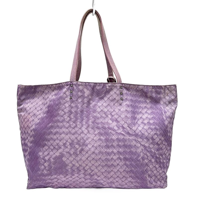 Bottega Veneta Tote Bag Intreccio Illusion Light Purple Leather
