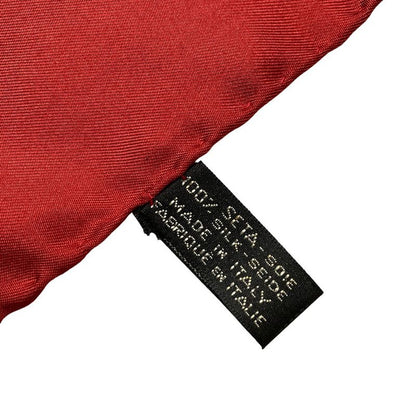 Good item CELINE Horsebit x Ribbon Pattern Scarf Multicolor Ladies Used USED