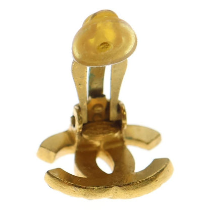 Chanel Cocomark Rhinestone Earring GP 02a