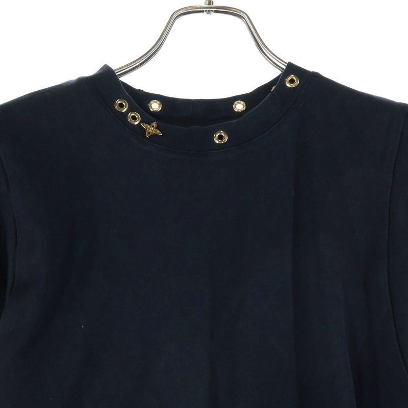 Louis Vuitton 19ss Side Strap Eyelet Decoration Short Sleeve T-Shirt Cut and