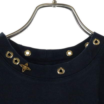 Louis Vuitton 19ss Side Strap Eyelet Decoration Short Sleeve T-Shirt Cut and