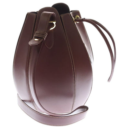 Cartier Mustline Leather Shoulder Bag Bordeaux Gdhardware
