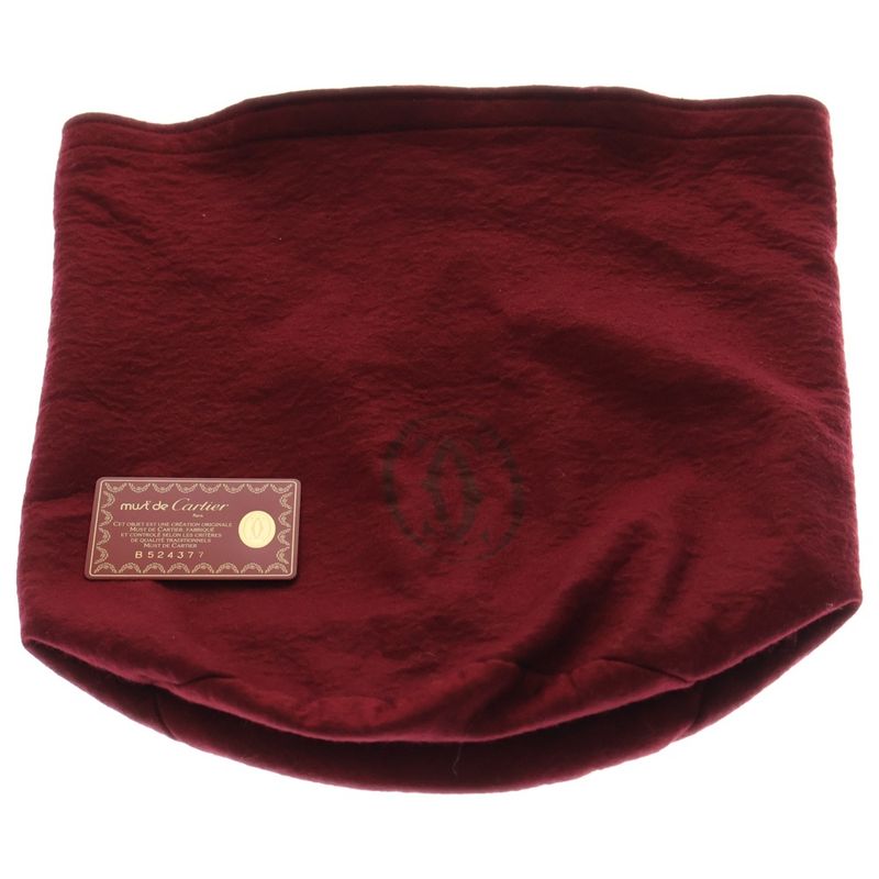 Cartier Mustline Leather Shoulder Bag Bordeaux Gdhardware