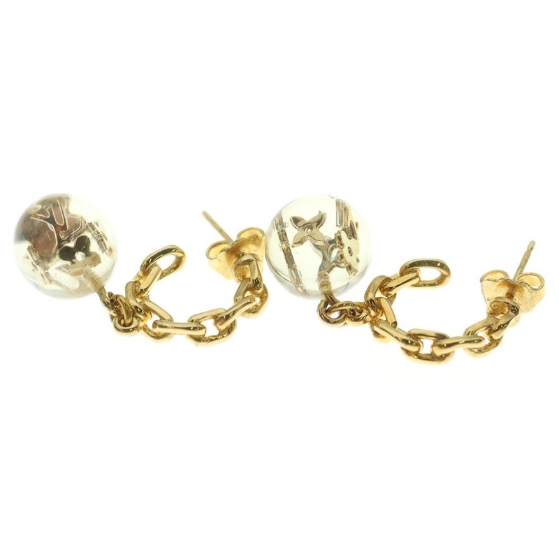 Louis Vuitton Boucle D'reil Bure Enclosure Hoop Earrings Gold