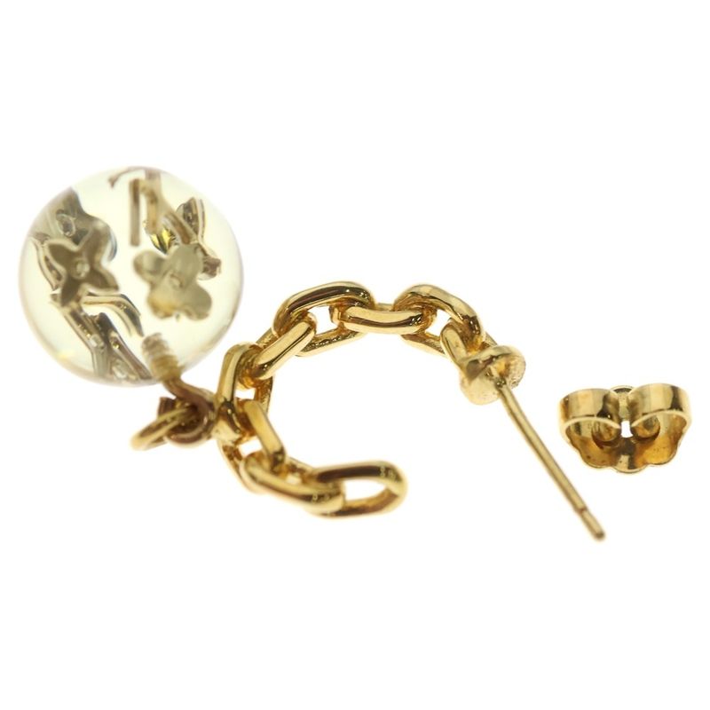 Louis Vuitton Boucle D'reil Bure Enclosure Hoop Earrings Gold