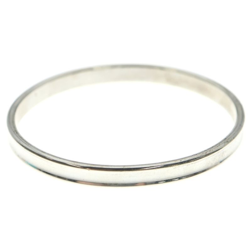 Tiffany & Co 1837 Narrow Cuff Bangle Bracelet Silver Sv925