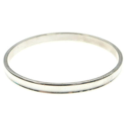 Tiffany & Co 1837 Narrow Cuff Bangle Bracelet Silver Sv925