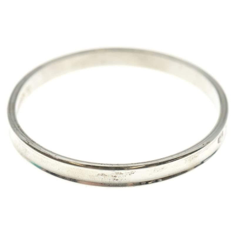 Tiffany & Co 1837 Narrow Cuff Bangle Bracelet Silver Sv925