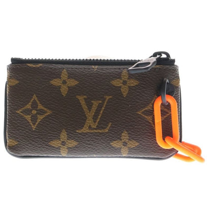 Louis Vuitton Monogram Solar Ray Pochette Cles with Chain Hook Coin Case Brown