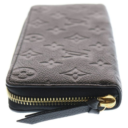 Louis Vuitton Monogram Empreinte Portefeuille Clemence M60171 Black Leather
