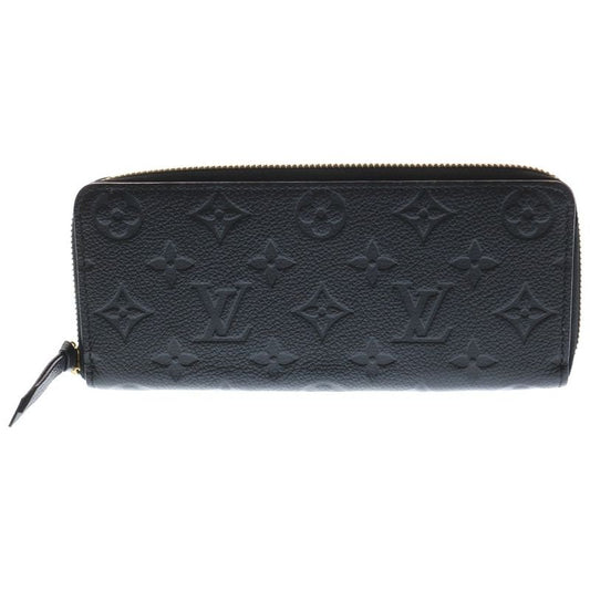 Louis Vuitton Monogram Empreinte Portefeuille Clemence M60171 Black Leather