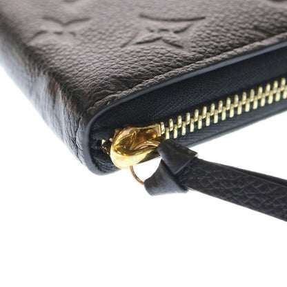 Louis Vuitton Monogram Empreinte Portefeuille Clemence M60171 Black Leather