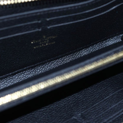 Louis Vuitton Monogram Empreinte Portefeuille Clemence M60171 Black Leather
