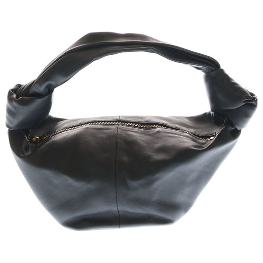 Bottega Veneta Double Knot Handbag Leather Black