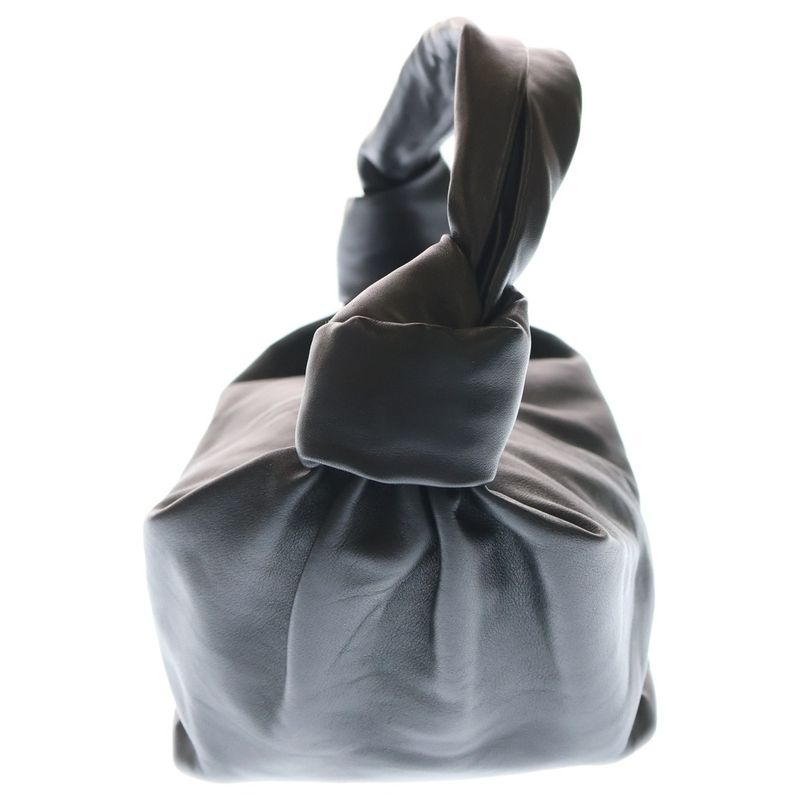 Bottega Veneta Double Knot Handbag Leather Black