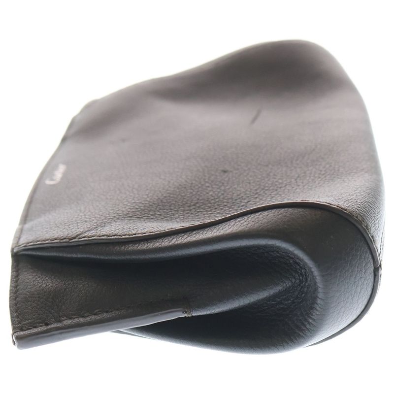 Cartier C de Cartier Accessory Leather Pouch Black