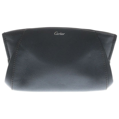 Cartier C de Cartier Accessory Leather Pouch Black