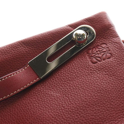 Loewe Miss Y 2way Shoulder Bag Mini Bag Red Leather Silver Hardware